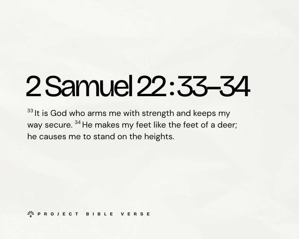 2 samuel 22 33–34