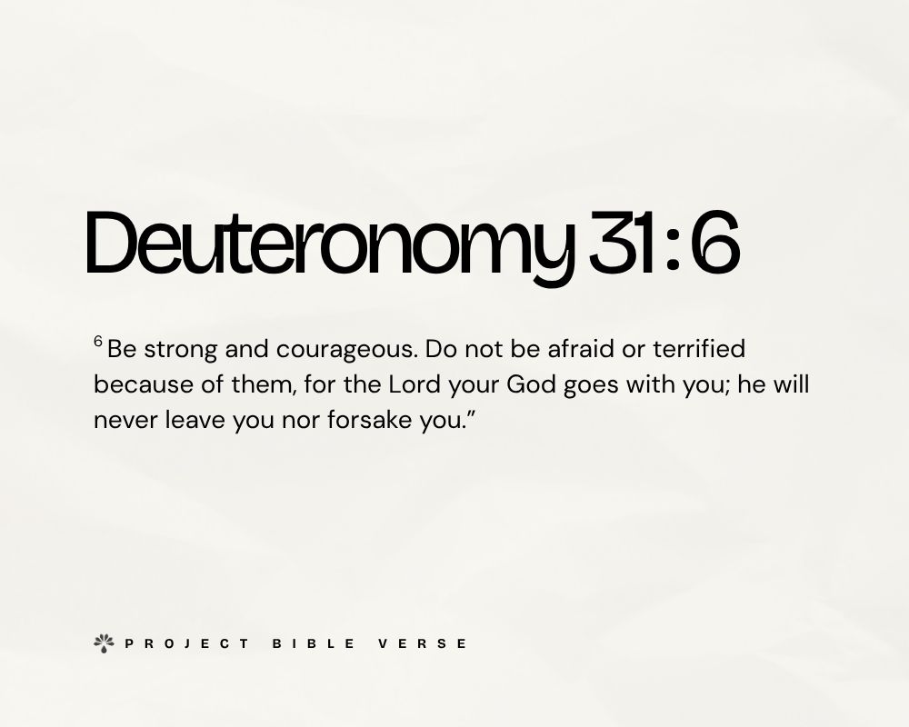deuteronomy 31 6