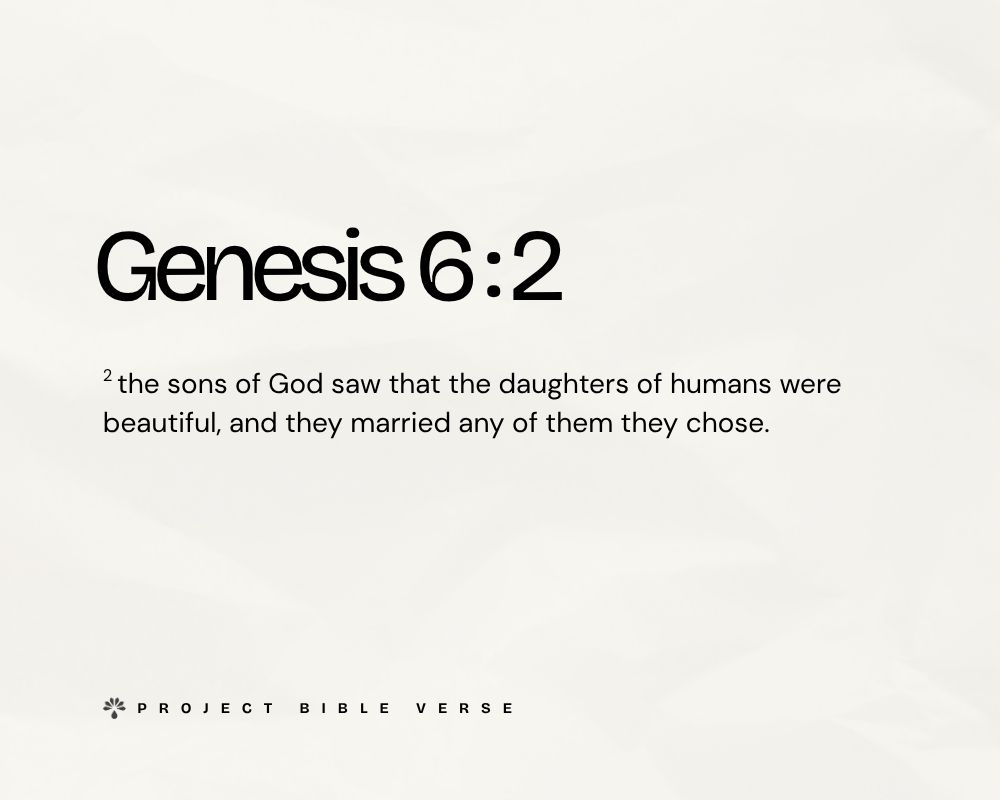 genesis 6 2