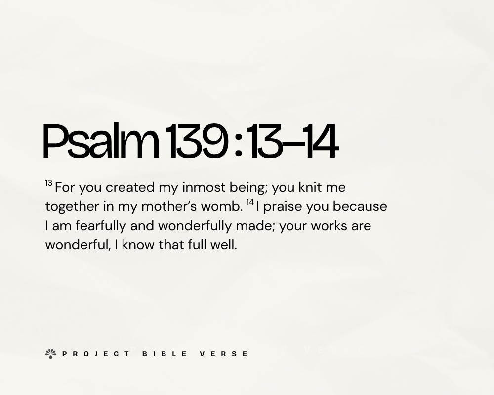 psalm 139 13–14